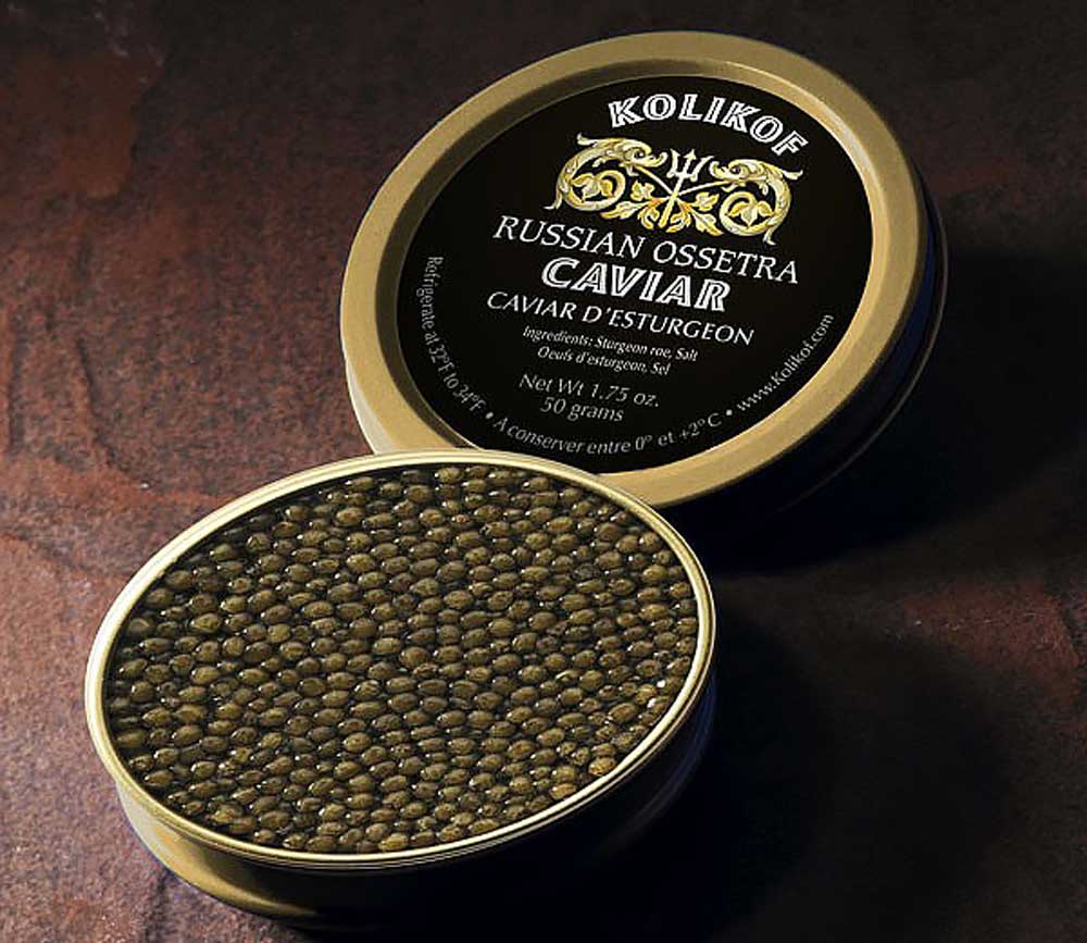 Russian Ossetra sturgeon caviar